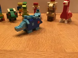 10698 Blue dinosaur