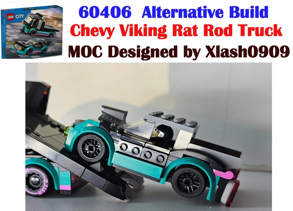 Lego 60406 CHEVY VIKING RAT ROD TRUCK