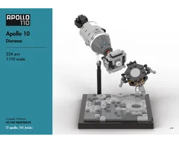 Apollo 10 Diorama [1:110 scale]