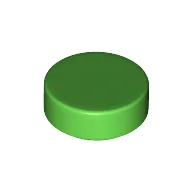 Tile Round 1 x 1 / Bright Green