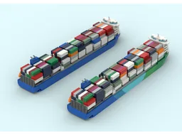 Modern Container Vessel - CSM016
