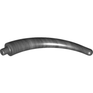 Lego Animal Body Part / Plant, Tail / Claw / Horn / Branch / Tentacle, End Section / Pearl Titanium