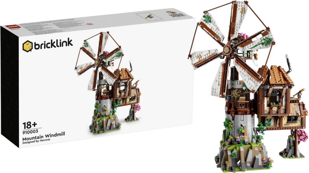 Lego Mountain Windmill