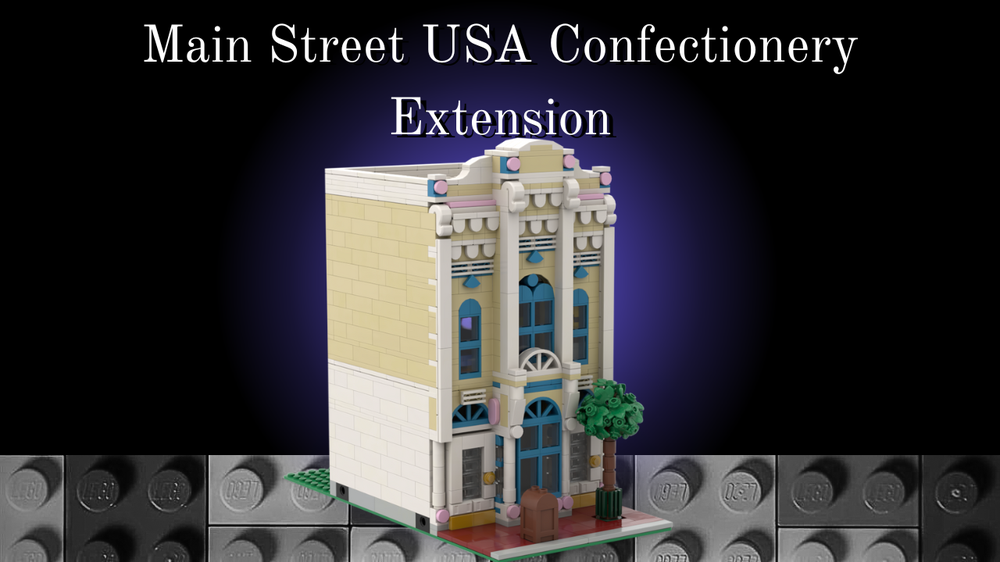 Lego Confectionery Extension |Deluxe Main Street USA