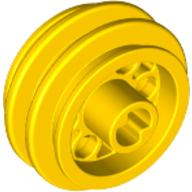 Lego Wheel Rim 24 x 14 VR with Center Axle Hole / Yellow