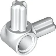 Technic Pin Connector Hub with 2 Perpendicular Axles / White