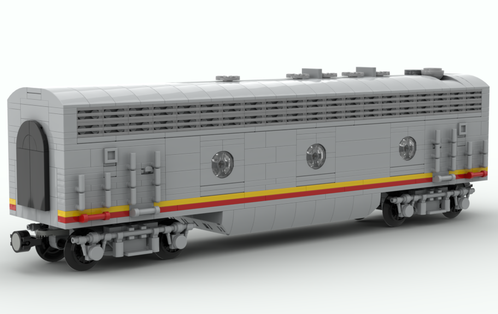 Lego ATSF EMD F7 Motor b