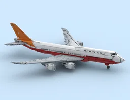 Boeing 747-8I factory livery with full interior