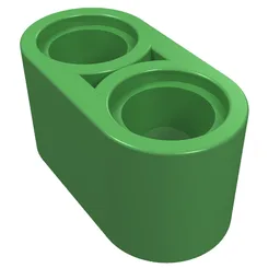 Technic Beam 1 x 2 Thick / Bright Green