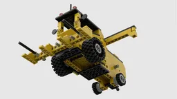 744 combine harvester