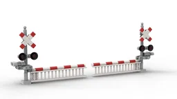 Railroad Crossing Signals - Signaux de croisement de chemin de fer -- MOC