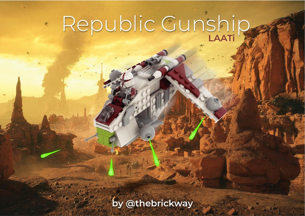 Lego Republic Gunship LAATi