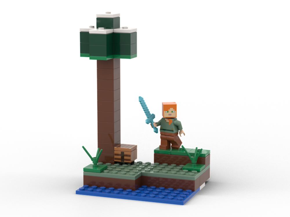 Lego Minecraft Taiga Forest Adventure