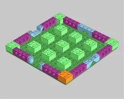 16x16 MILs Base with Electrical Access