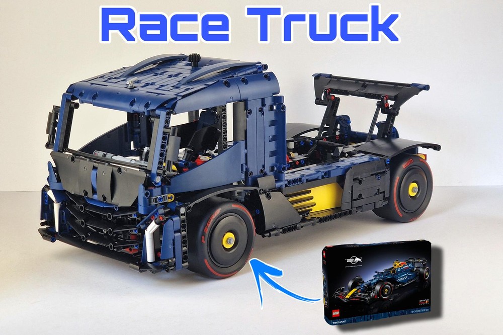 Lego Race Truck (Red Bull) - 42206 B model alternate