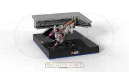 Micro Diorama : Rogue One Hammerhead Corvette