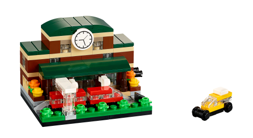 Lego Bricktober Train Station