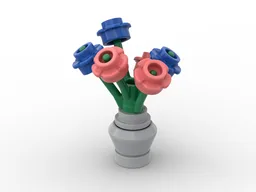 Flower Pot Pack - Minifig Scaled