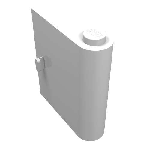 Lego Door 1 x 3 x 3 Right / White