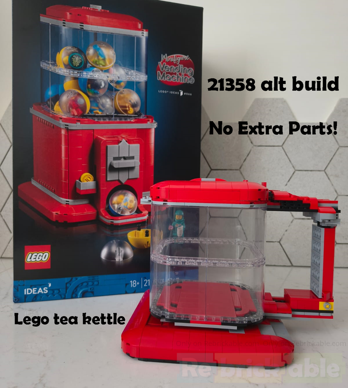 Lego Tea Kettle - 21358 Alt build