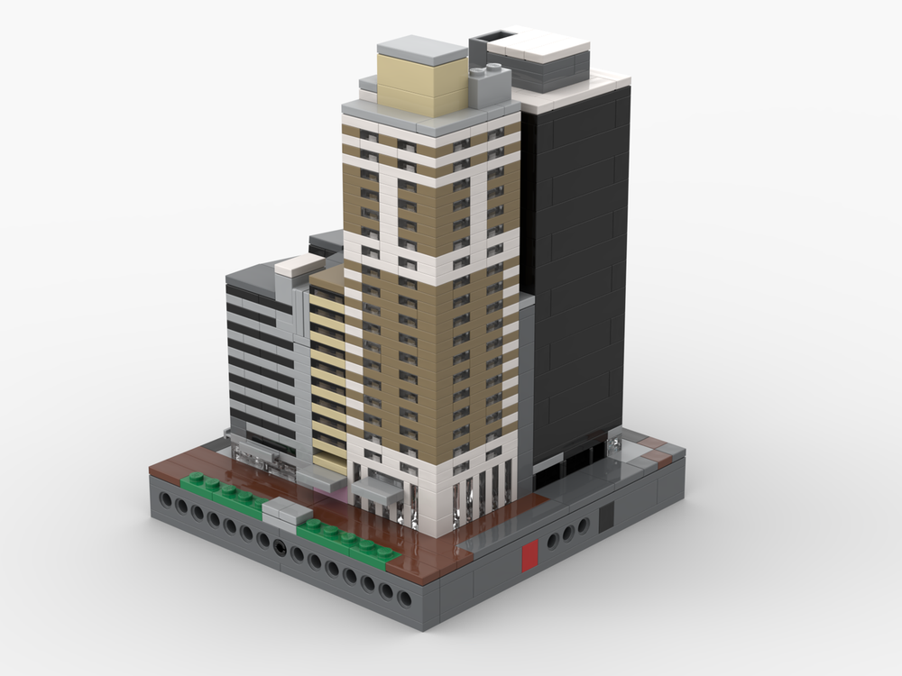 Lego JW Marriott and 801 Travis