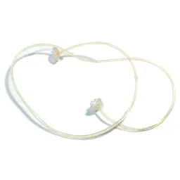 Clikits Cord, Jelly String, 375mm, with Same Colored Caps / Trans-Clear