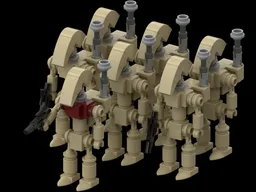 Buildable B1 battle droid (mini)