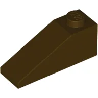 Brick Sloped 33° 3 x 1 / Dark Brown