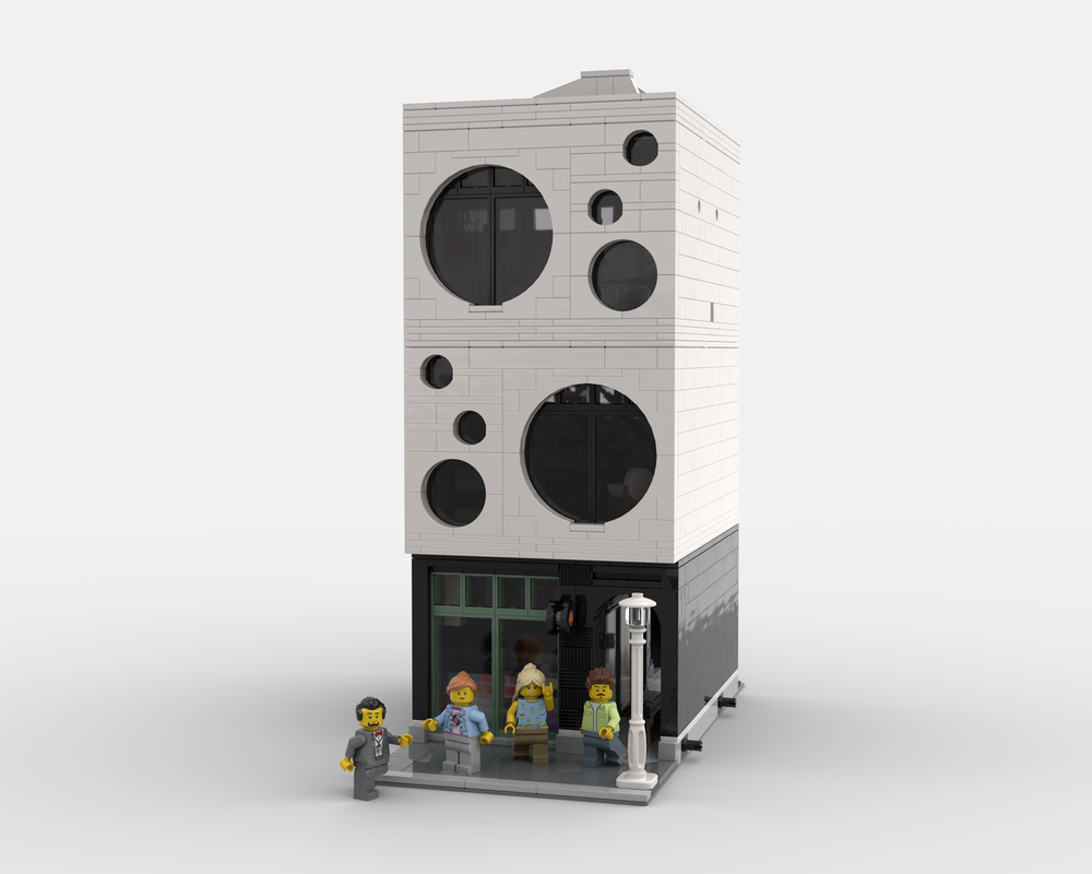 Lego Abstract Art Gallery & Vinyl Store