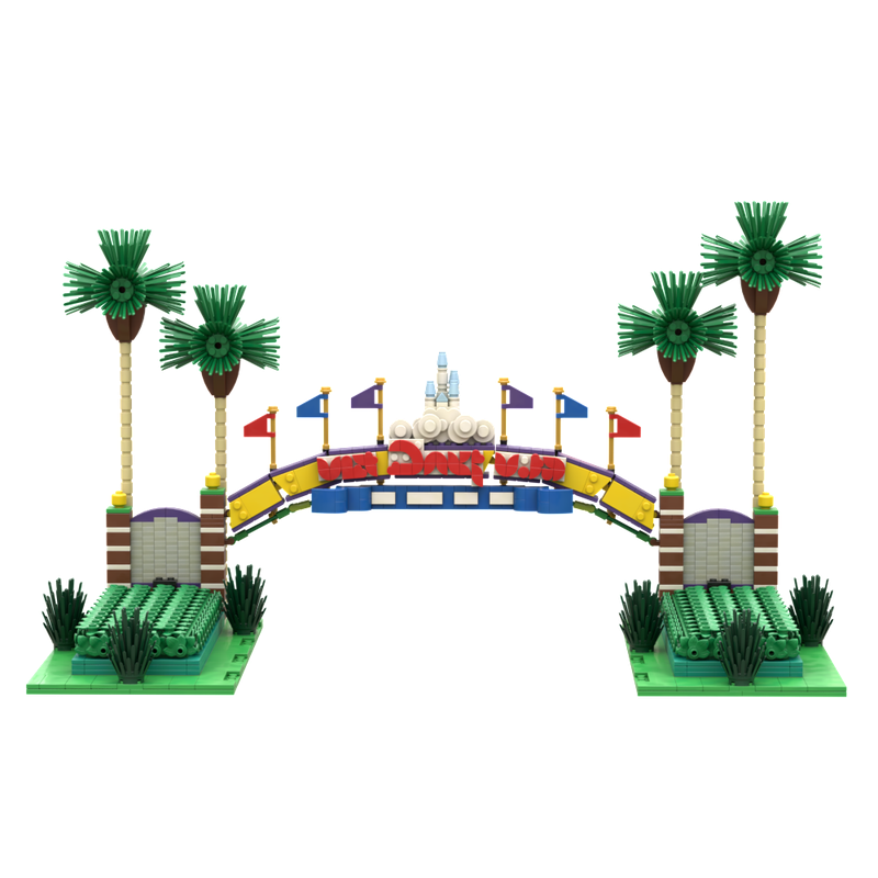 Lego Magical Orlando Theme Park Entrance