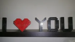Decorative Technic "I LOVE YOU"