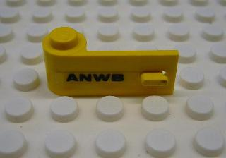 Lego Door 1 x 3 x 1 Left with 'ANWB' Pattern (Sticker) - Set 1590-2