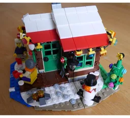 31048 Christmas Lakeside Lodge