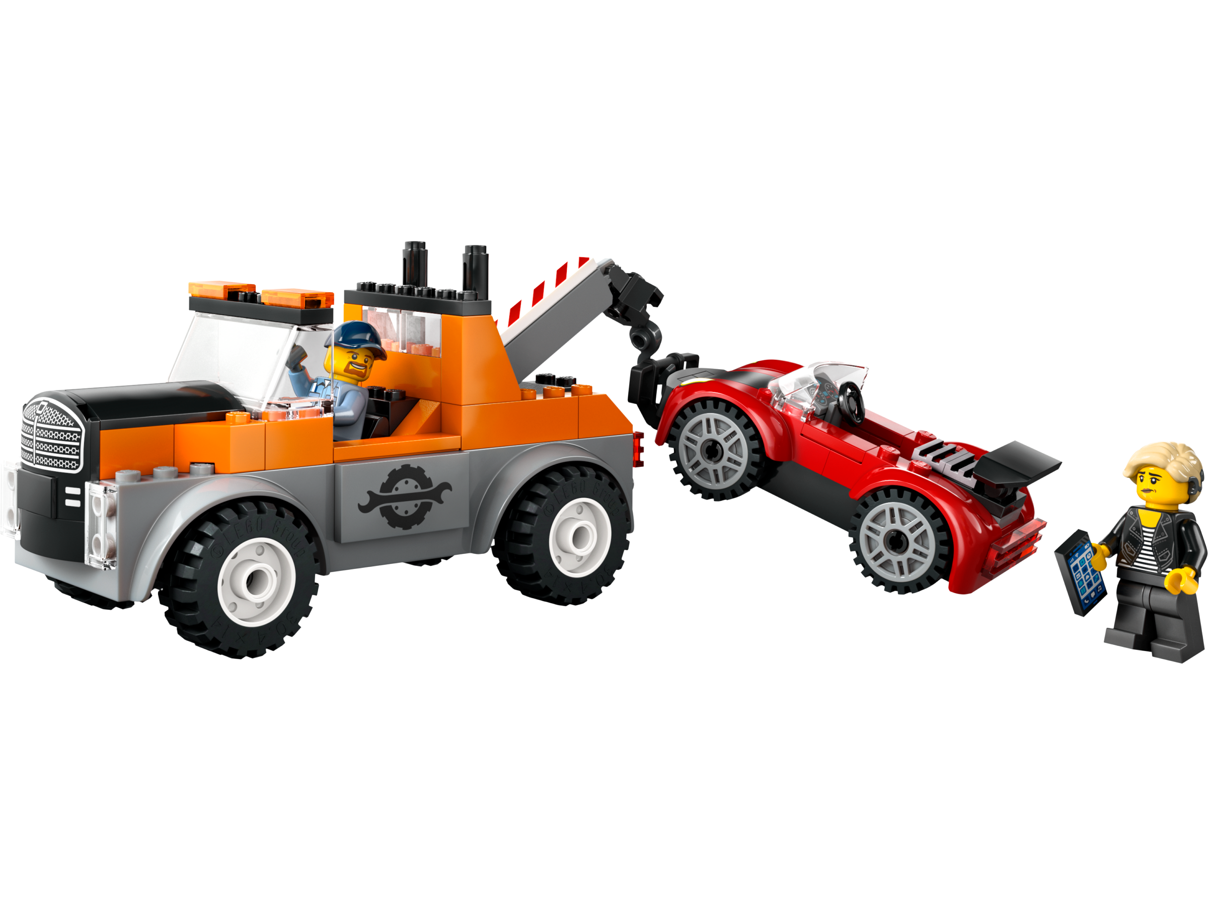 Lego Tow Truck and Sports Car Repair