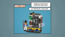 Minifig Display: Pirates Edition (#2 Imperial Soldier)