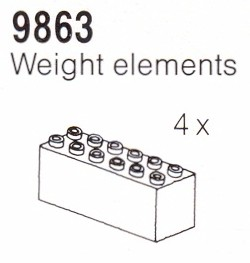Lego Weighted Brick Pack