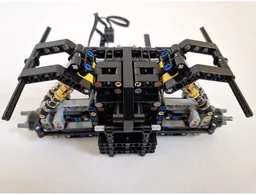 Lego Technic Height Adjustable Axle with Steering