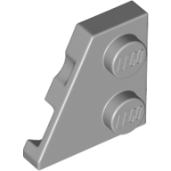 Lego Wedge Plate 2 x 2 Left / Light Bluish Gray