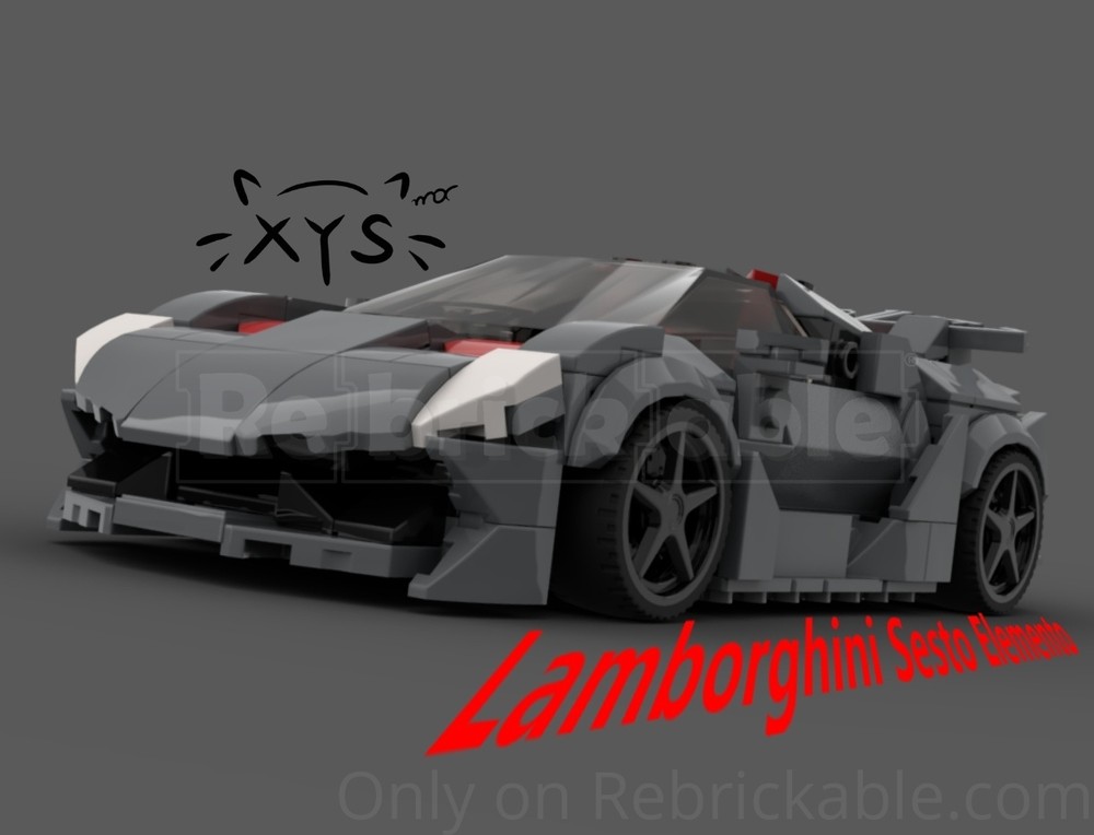 Lego Lamborghini Sesto Elemento