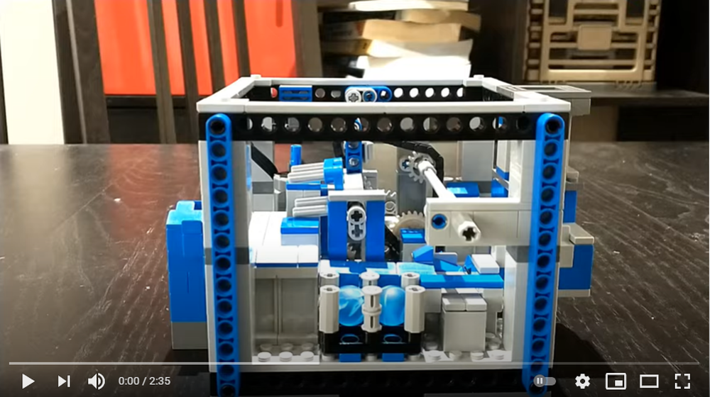 Lego GBC Stackable Miniloop #2: Cardan Lift Type 2