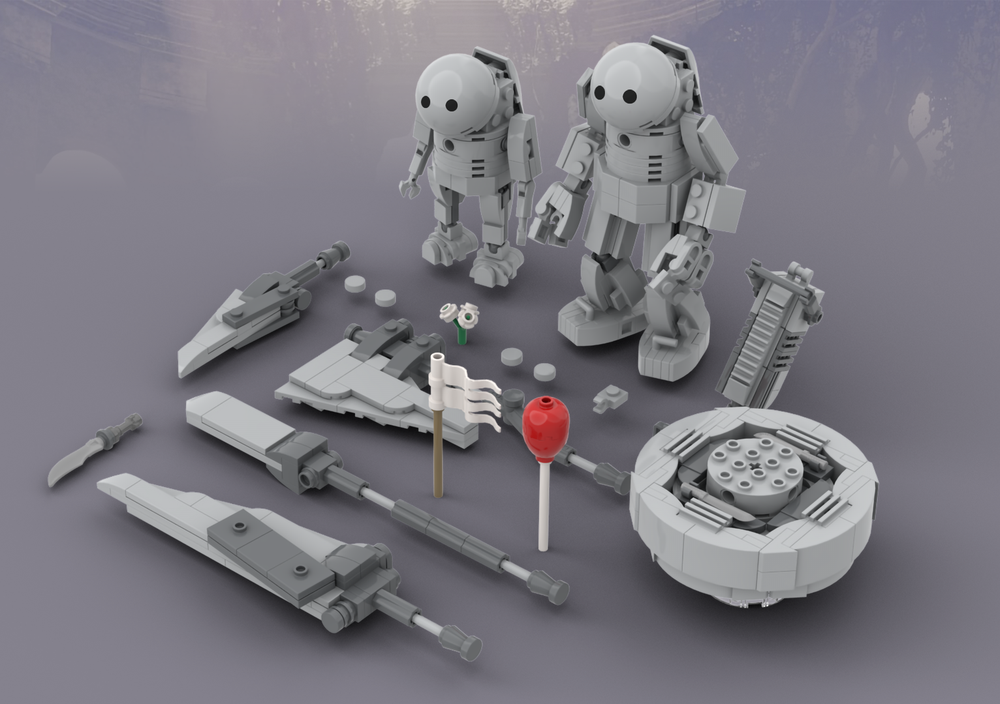Lego NieR Automata Machine Lifeforms