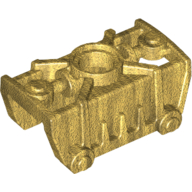 Lego Large Figure Limb Cover (Toa Metru) / Pearl Gold