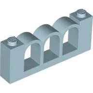 Fence 1 x 6 x 2 / Light Blue