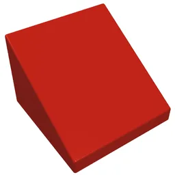 Brick Sloped 30° 1 x 1 x 2/3 (Cheese Slope) / Rust