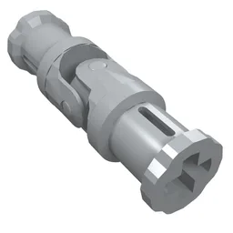 Technic Universal Joint 3L [Complete Assembly] / Light Bluish Gray
