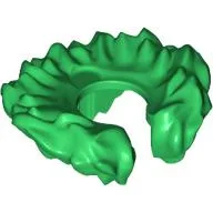 Minifig Neckwear Fur Collar / Green
