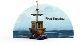 pirate houseboat