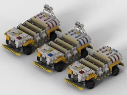 Customizable Dinosaur Time Rover: (Blue, Purple, and Red)