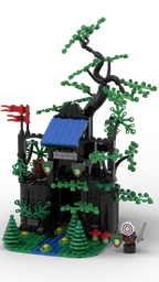 Forestmen's abandoned tower and big oak training camp