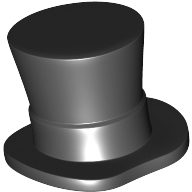 Lego Top Hat with Pin / Black